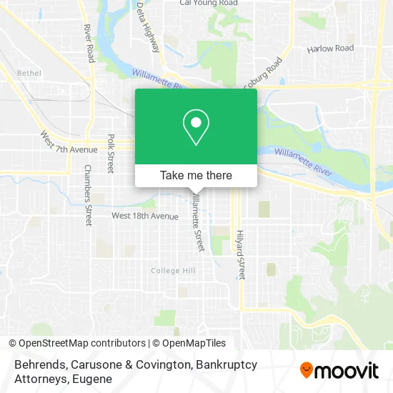 Mapa de Behrends, Carusone & Covington, Bankruptcy Attorneys