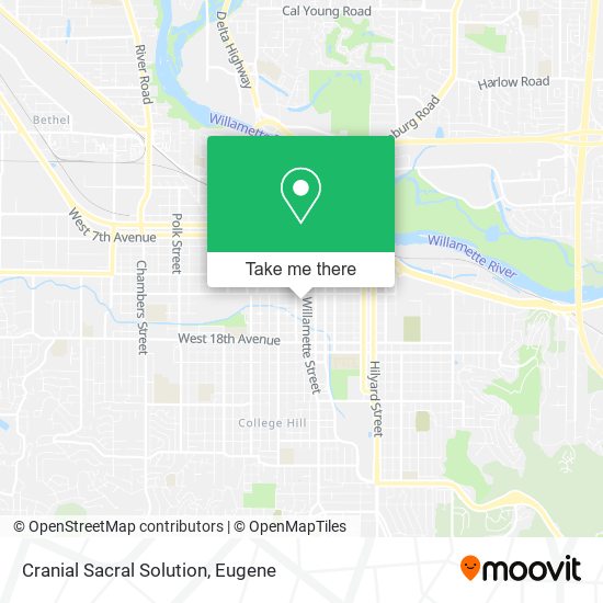 Cranial Sacral Solution map