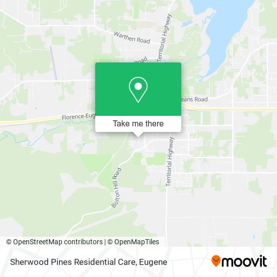 Sherwood Pines Residential Care map