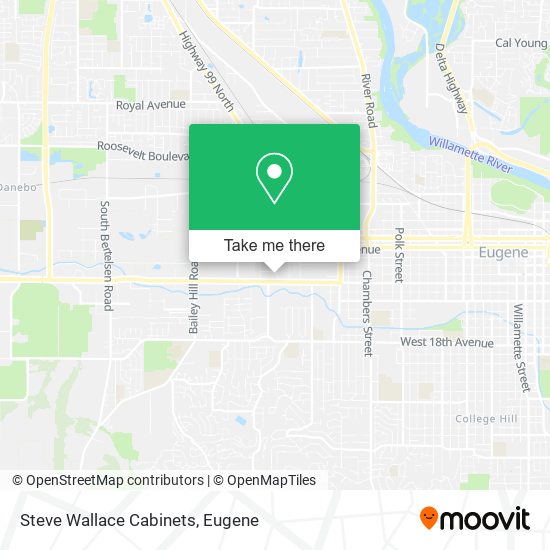 Steve Wallace Cabinets map