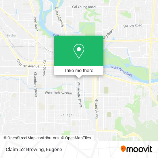 Mapa de Claim 52 Brewing