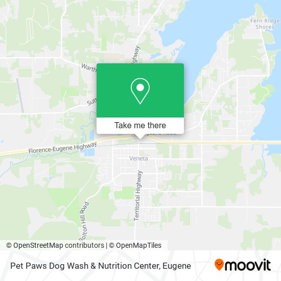 Pet Paws Dog Wash & Nutrition Center map