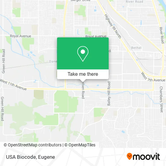 Mapa de USA Biocode