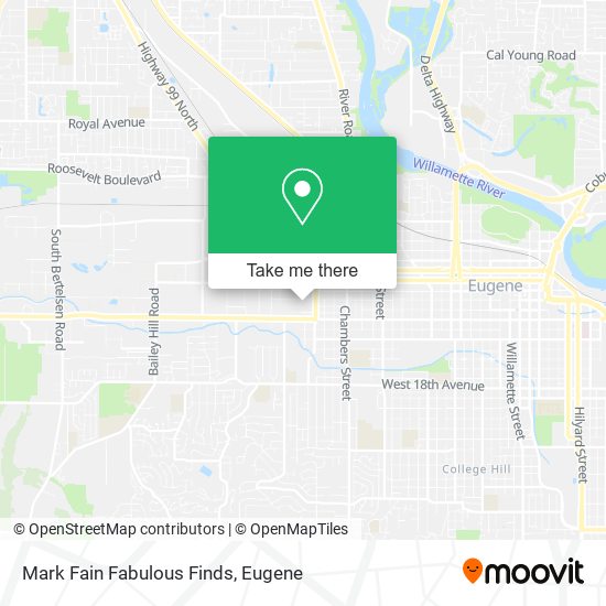 Mark Fain Fabulous Finds map