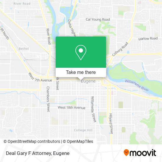 Mapa de Deal Gary F Attorney