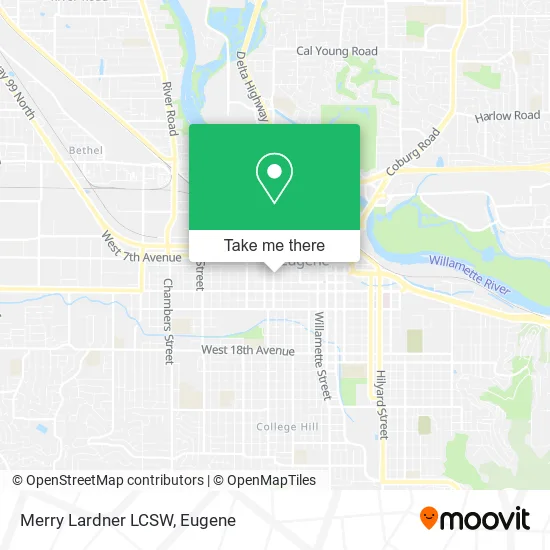 Mapa de Merry Lardner LCSW