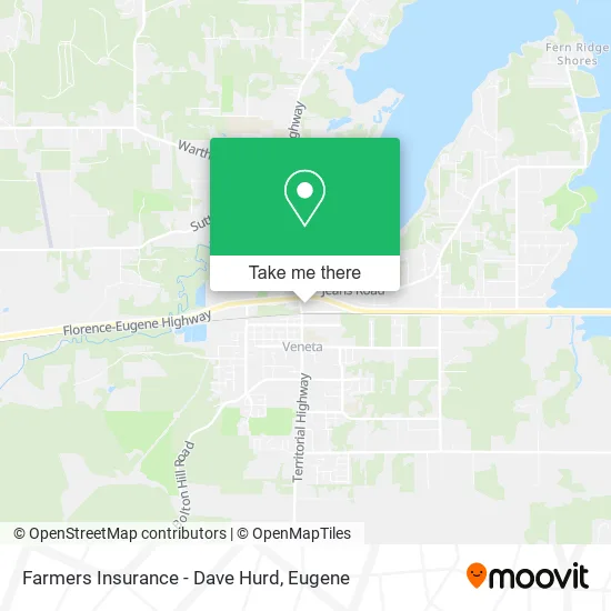 Farmers Insurance - Dave Hurd map