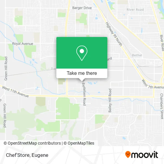 Chef'Store map