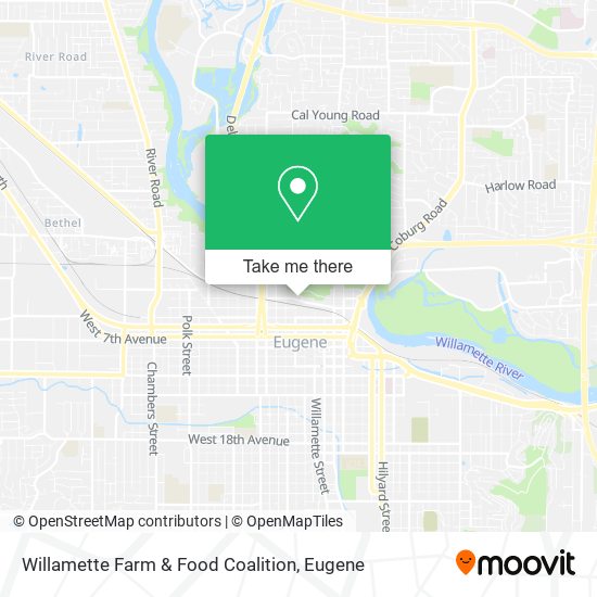 Mapa de Willamette Farm & Food Coalition