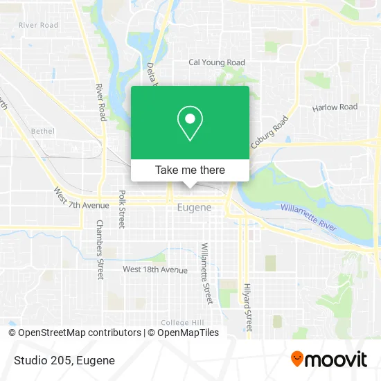Studio 205 map