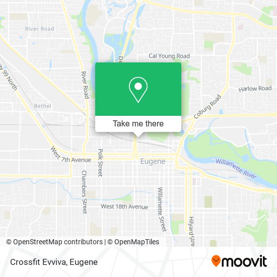 Crossfit Evviva map