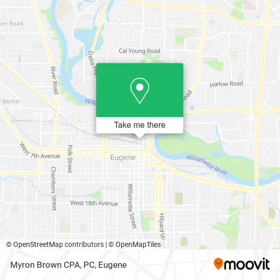 Myron Brown CPA, PC map
