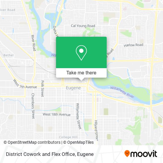 District Cowork and Flex Office map