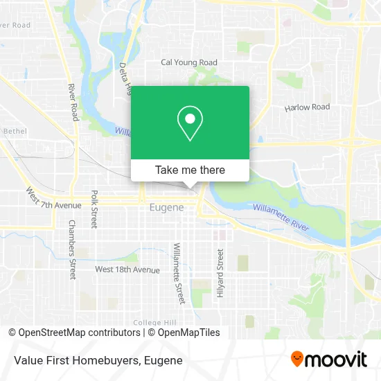 Value First Homebuyers map