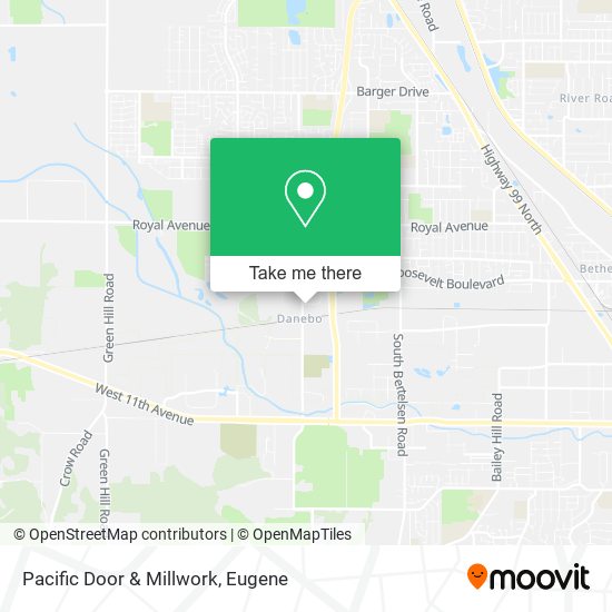 Pacific Door & Millwork map