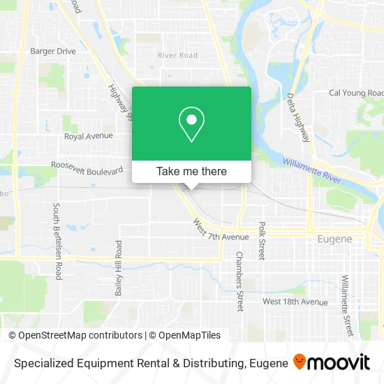 Mapa de Specialized Equipment Rental & Distributing