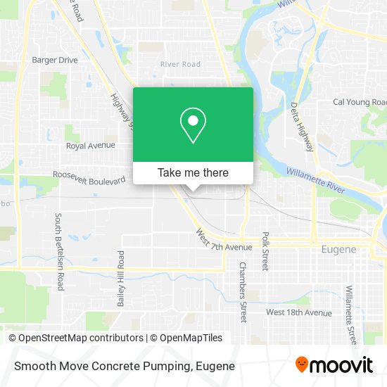 Smooth Move Concrete Pumping map