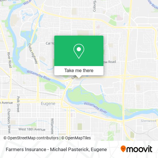 Farmers Insurance - Michael Pasterick map