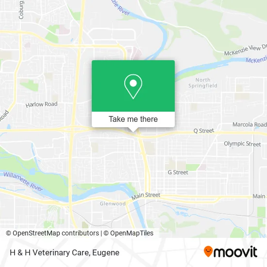 H & H Veterinary Care map