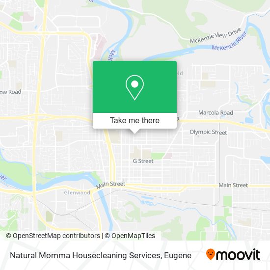 Natural Momma Housecleaning Services map