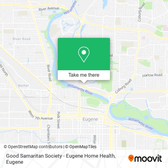 Good Samaritan Society - Eugene Home Health map