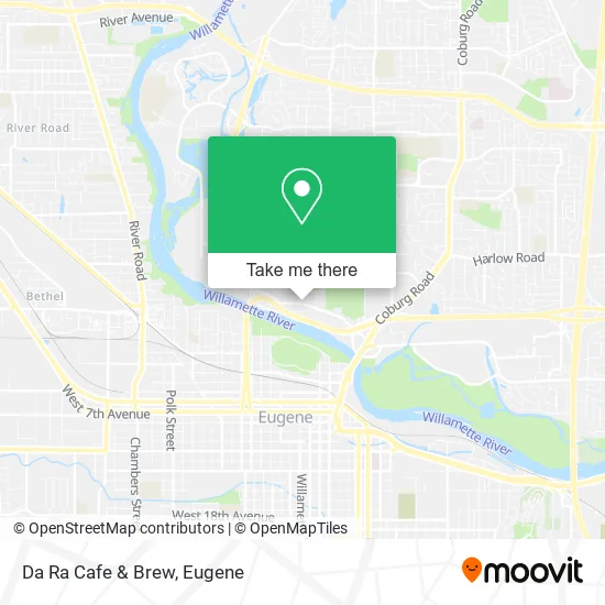 Da Ra Cafe & Brew map