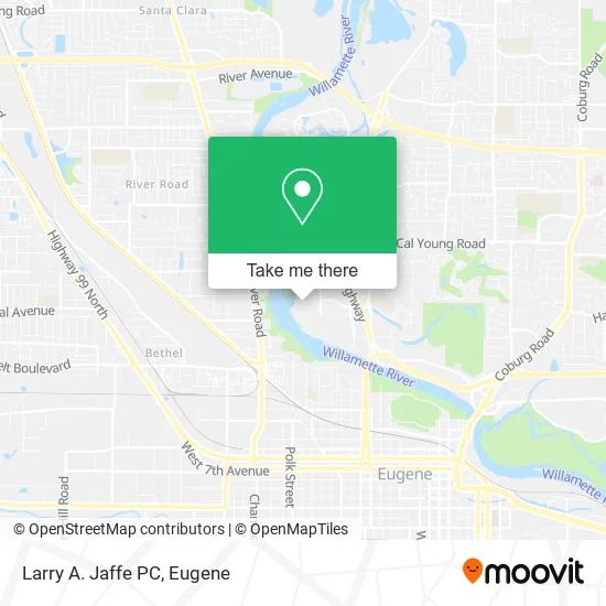 Mapa de Larry A. Jaffe PC