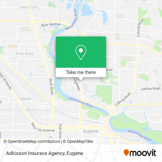 Adkisson Insurace Agency map