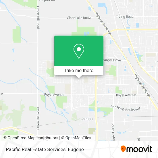 Pacific Real Estate Services map