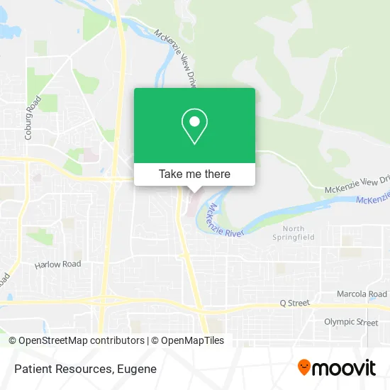 Patient Resources map