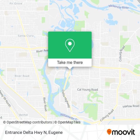 Mapa de Entrance Delta Hwy N