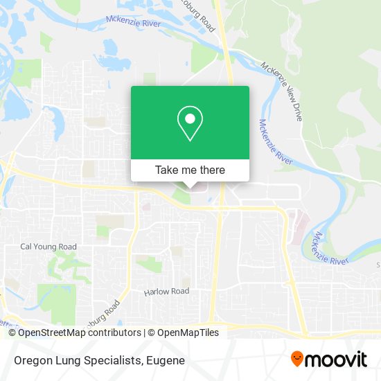 Oregon Lung Specialists map