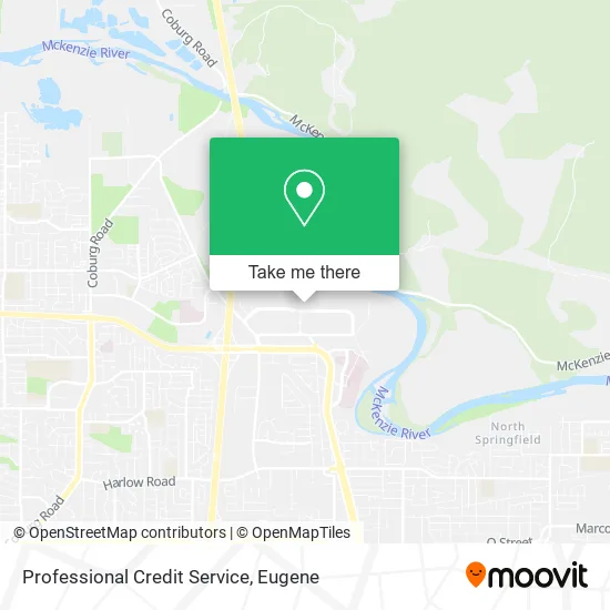 Professional Credit Service map
