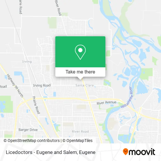 Mapa de Licedoctors - Eugene and Salem