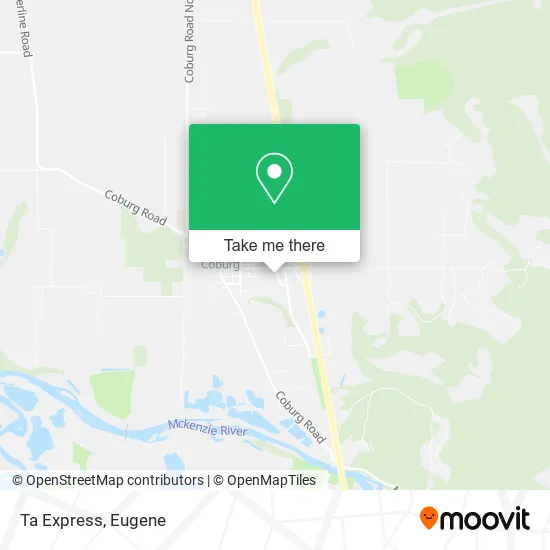 Mapa de Ta Express