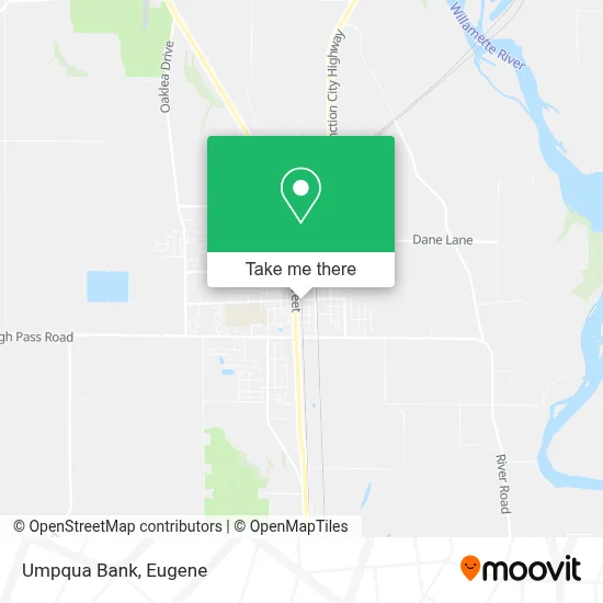 Umpqua Bank map