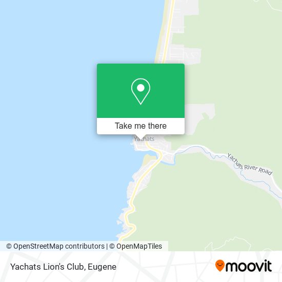 Yachats Lion's Club map