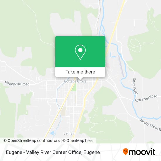 Eugene - Valley River Center Office map