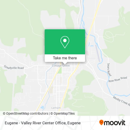 Mapa de Eugene - Valley River Center Office