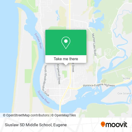 Mapa de Siuslaw SD Middle School