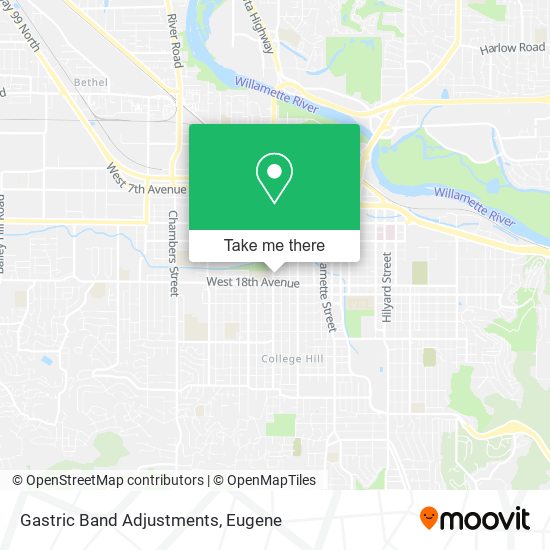 Gastric Band Adjustments map