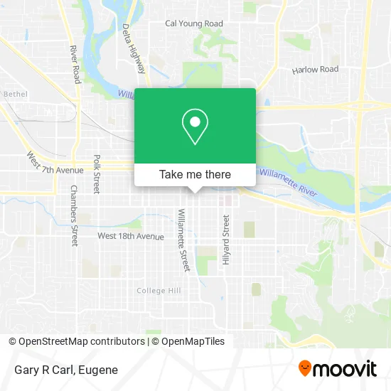 Mapa de Gary R Carl