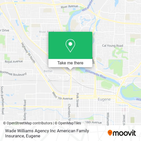 Wade Williams Agency Inc American Family Insurance map