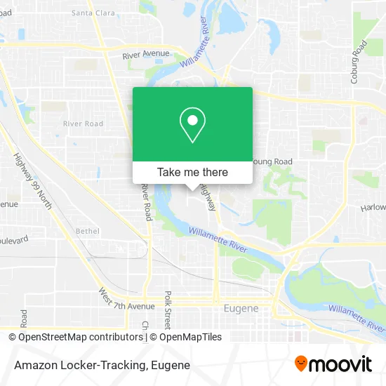 Mapa de Amazon Locker-Tracking