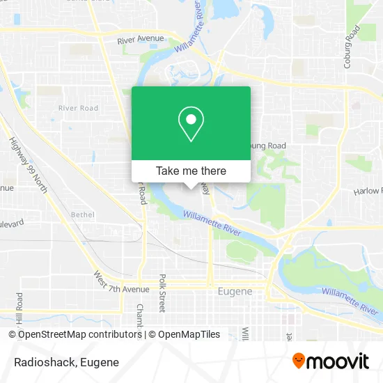 Radioshack map