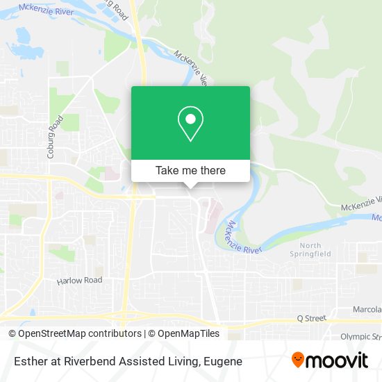 Esther at Riverbend Assisted Living map