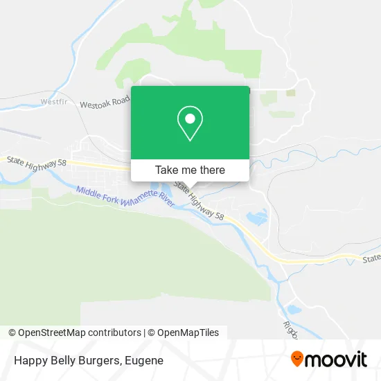 Happy Belly Burgers map