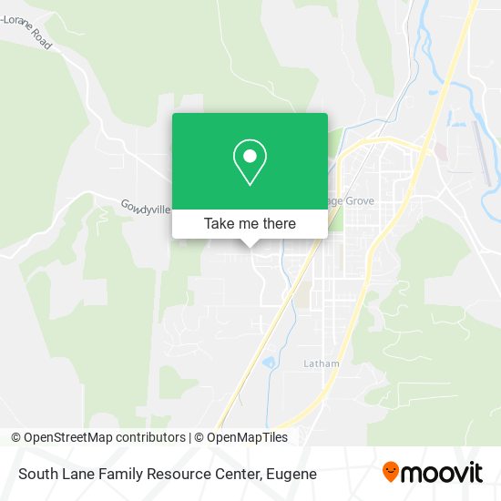 Mapa de South Lane Family Resource Center