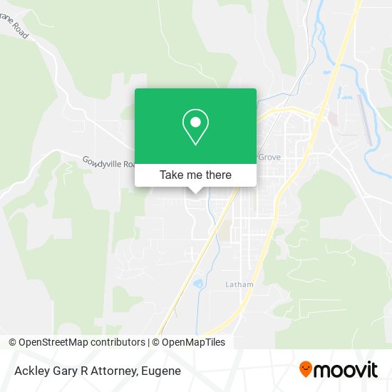 Mapa de Ackley Gary R Attorney
