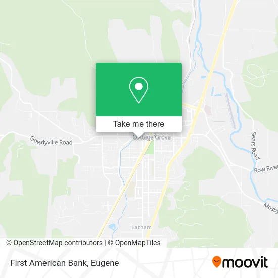 First American Bank map